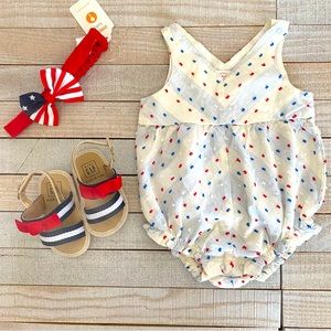 4th of July baby outfit